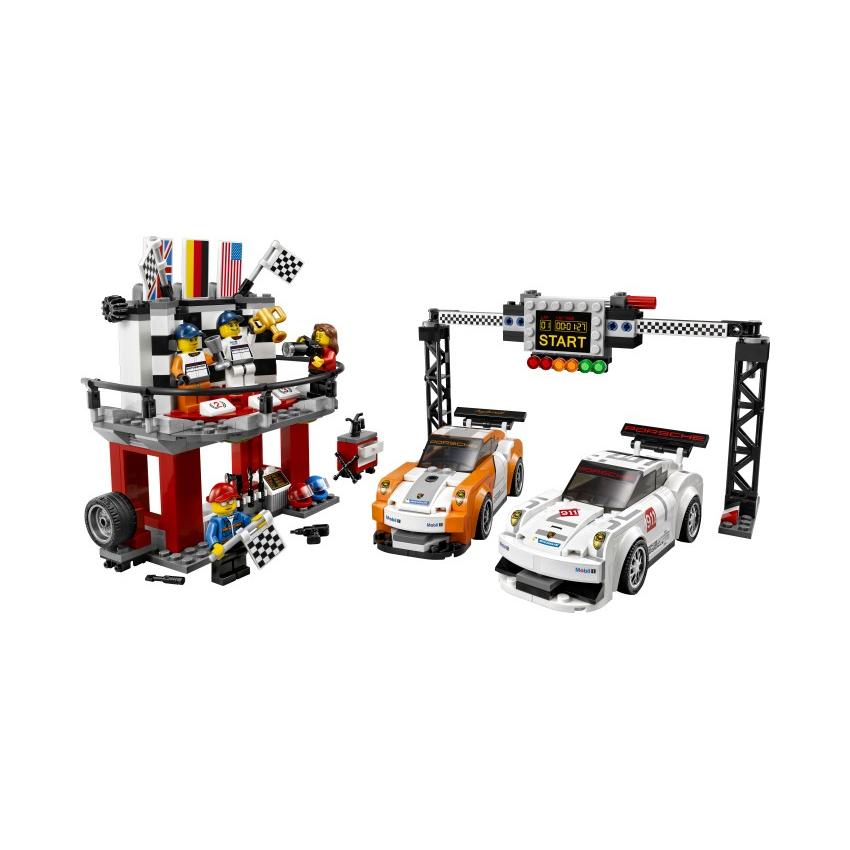 LEGO Speed Super Racing Collection Porsche 911 GT Finish Line Building Blocks 301 600 75912