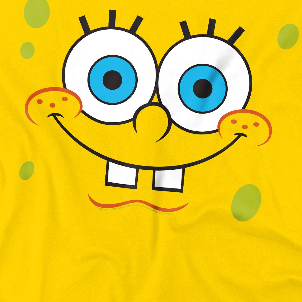 SpongeBob SquarePants Mens Smiling Face T-Shirt