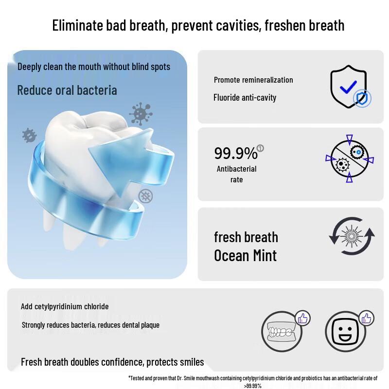 Ополаскиватель для полости рта Yaboshi Probiotic Gum Care Whitening