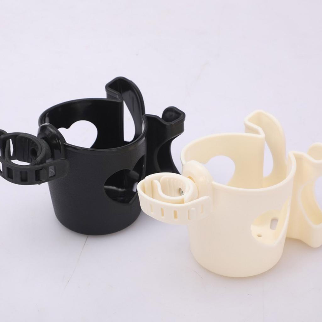 Multifunctional 2 In 1 Baby Stroller Cup Holder Bottle Storage Rack Phone Mount 360 Degree Rotate for Easy Outings