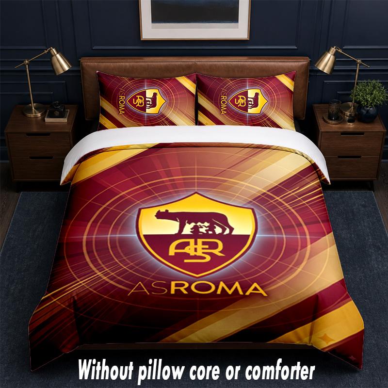 AS Roma Design Bed Bedding Set 1 Duvet Cover + 2 Pillowcases Soft Breathable Household Bed Linens