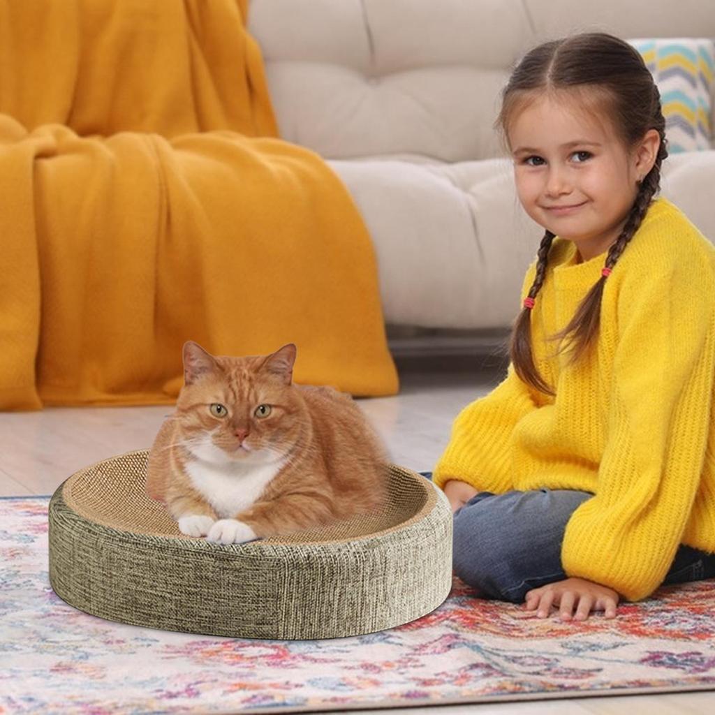 Cat Scratch Board Sisal Cat Scratching Lounge Bed Wear-Resistant Furniture Protectors Pet Supplies for Entertainment Rest Kitten