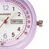 Nursery Short Chain Watch with Date and Day Display Inverted Dial Nurse Watch Nursing Pulse Measurement Scale Luminous NEW White 1286268A Nurse Goods