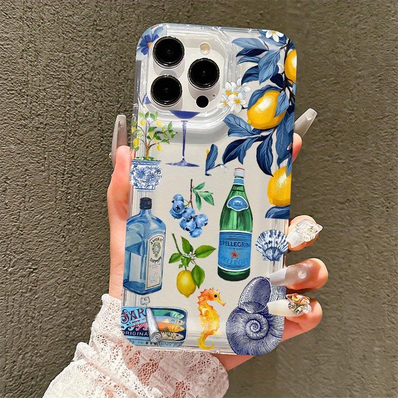 Чехол для телефона iPhone 16 с морской жизнью, для Apple 13/14, маленький свежий, 12promax, с подушкой безопасности, XS