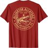 Alligator Alcatraz Florida Everglades Parody Design ON BACK Unisex T-Shirt