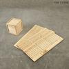 1:35 Миниатюрная деревянная коробка/поднос кронштейн сборочная модель ручная работа DIY материалы для макета сцены песочного стола диорамный набор 1 шт.