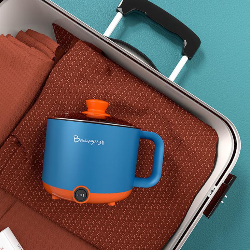 Электрическая сковорода, студенческая кастрюля, общежитие, многофункциональный электрический вок, одна сковорода с антипригарным покрытием, маленькая электрическая кастрюля