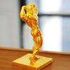 3D-печатная фигурка Мускулистого Мужчины Забавная Золотая Фигурка Мужчины-Бодибилдера Коллекционная Мускулистая Мужская Настольная Скульптура для Мужчин, Занимающихся Фитнесом