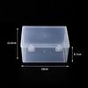 Transparent Rectangular Plastic Lock Empty Box, Sample Box, Spare Parts Packaging Box, Tool Mask Storage Box