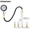 Petrol Engine Compression Tester Kit, Professional Cylinder Pressure Gauge for Petrol Gas Motor Auto Tool Set (0-300PSI)