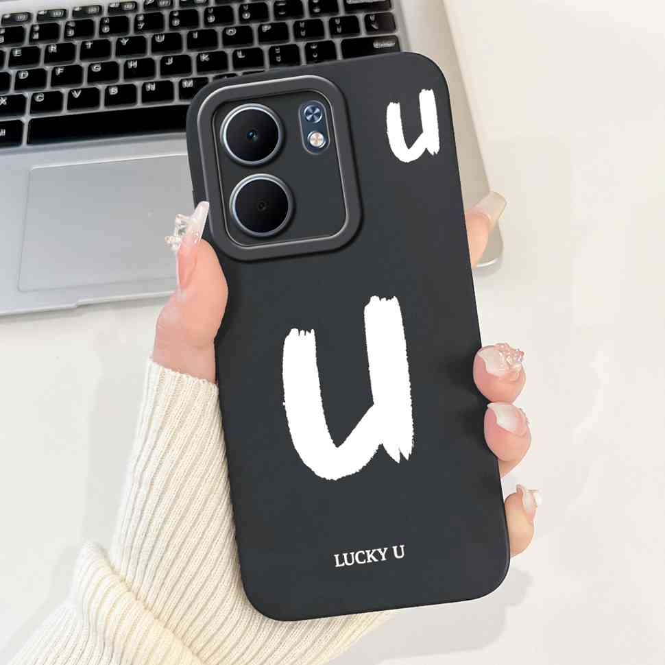 Для Oppo A5X 4G 5G 6.67" Чехол CPH2725 Последний дизайн Буквы A-Z Мягкий силиконовый чехол Для Oppo A5x 5G PKW110 Ударопрочный чехол для телефона