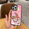 L-Прекрасная Линия Мультяшный Щенок Милый Пес Чехол Для Телефона Для iPhone17,16,15,14,13,12,11 Plus,Pro Max Цветной Посеребренный Внутренний Чехол