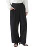B:MING LIFE STORE by BEAMS Women's Wide Pocket Tuck Pants (Size S-M) Black