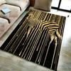 EPeddler Home Modern Zebra Pattern, Washable Non-Slip Dot Base, Digitally Printed New Generation Living Room, Bedroom, Hallway Carpet and Rug
