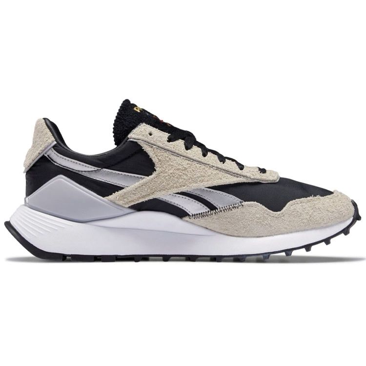 Reebok Классическая кожаная модель Legacy AZ Унисекс Черный Стакко Серебристый Металлик GX7568