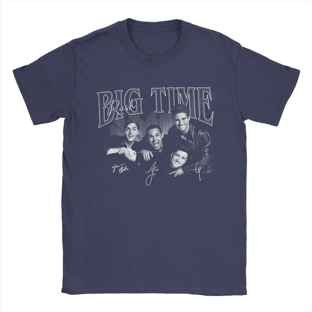 Big Time Rush Band T Shirts for Unisex Women 100 Cotton Leisure TShirt Crew Neck Tees Short Sleeve Tops Printed
