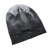 2D Flat Printing The Heart of My Heart Midwinter Blues Gothic Ravencore Forest with Cascadia Trees Covered In Magic Fog Minimalist Knit Hat Designed F