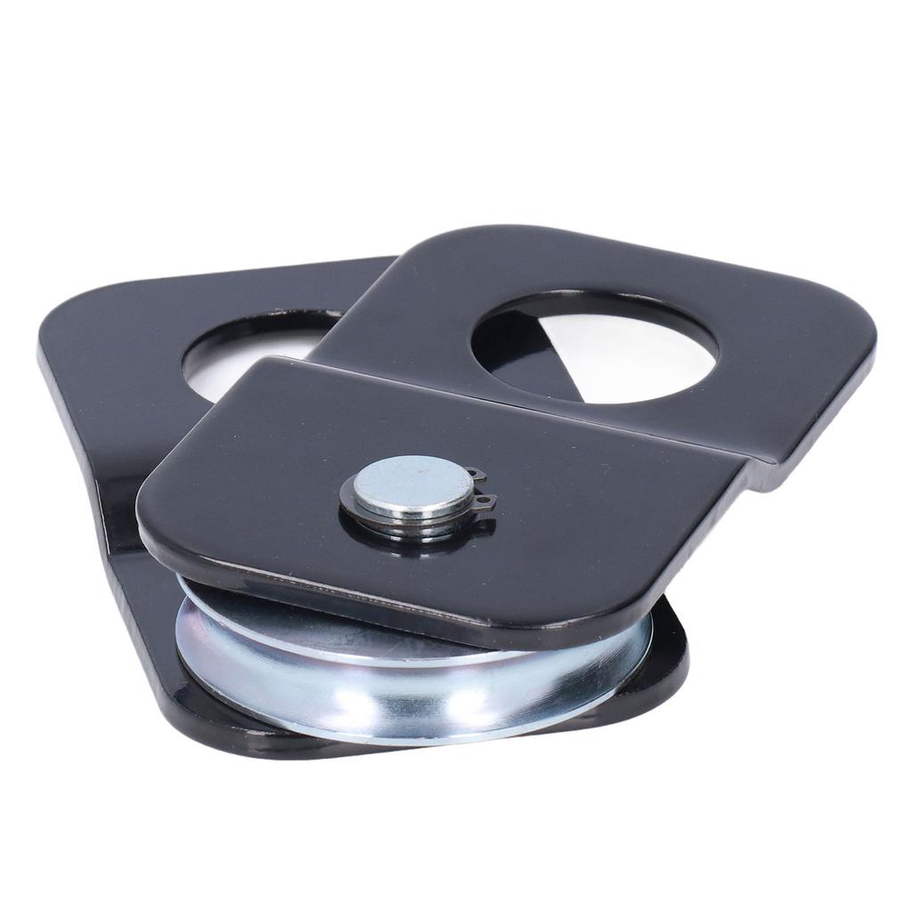 4 Tons8800lbs Load Capacity Winch Pulley Snatch Block High Tensile Strength Steel Black for