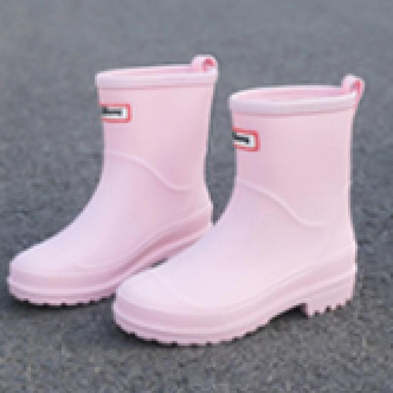 Shop Women Middle Rain Boots Pastel Tone Won Wse Ssrb0022