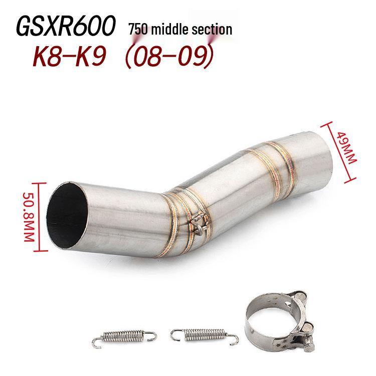 Средняя часть выхлопной системы для мотоциклов GSR750, GSXR600, GSXR1000 K5-K9