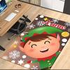 Custom Name Christmas Printed Carpet, for Office Chair Living Room Bedroom Kitchen Room Decor Gifts.