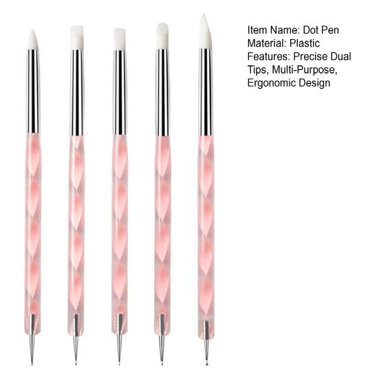 5 шт. силиконовый инструмент для лепки из глины моделирование точечная керамика ремесло для DIY нейл-арт украшения торта