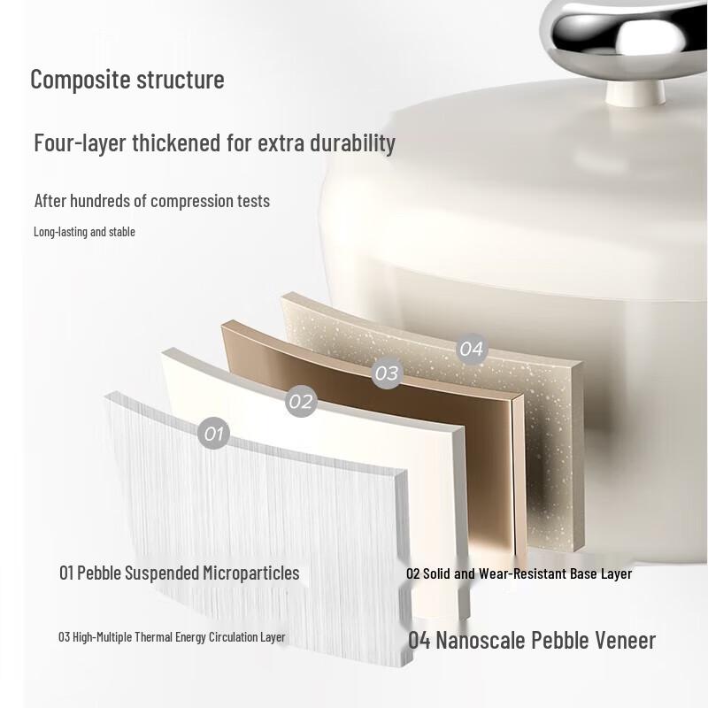 VELOSAN Pebble Non-stick Soup Pot