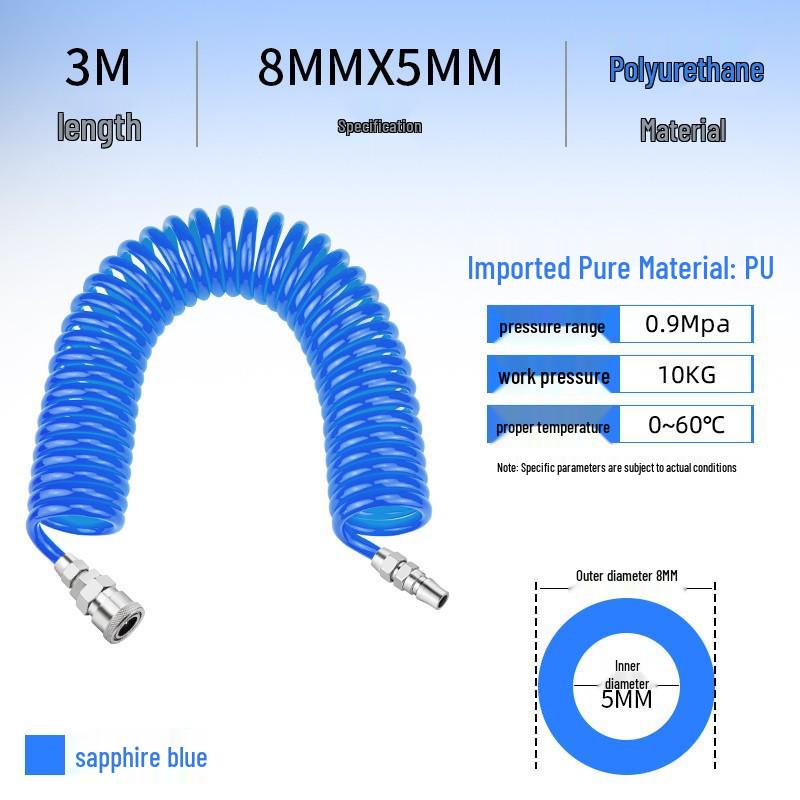 Durable High-Resilience PU Pneumatic Air Hose
