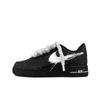 Nike Air Force 1 Нескользящие Устойчивые к истиранию Низкие Скейтбордические кроссовки Унисекс Черный Белый CW2288-001(Команда619-)