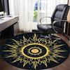 1PC Cosmic Mandala Pattern Chair Carpet for Office, Indoor Non-Slip Washable Carpet, Soft Comfortable Mat For Office Room yy250930280
