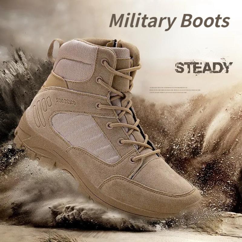 Мужские уличные тактические военные ботинки, походные ботинки, резиновая подошва, большой размер 39-46