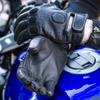 WOLF LIGHTWEIGHT DURABLE LEATHER GLOVES BLACK