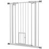 High Pet Safety Gate with Automatic Closing Door and Double Locking System, 104 cm