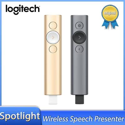 Logitech Беспроводная указка для презентаций, кликер, демонстратор для конференций и обучения, пульт дистанционного управления для проектора, беспроводной приемник + Bluetooth
