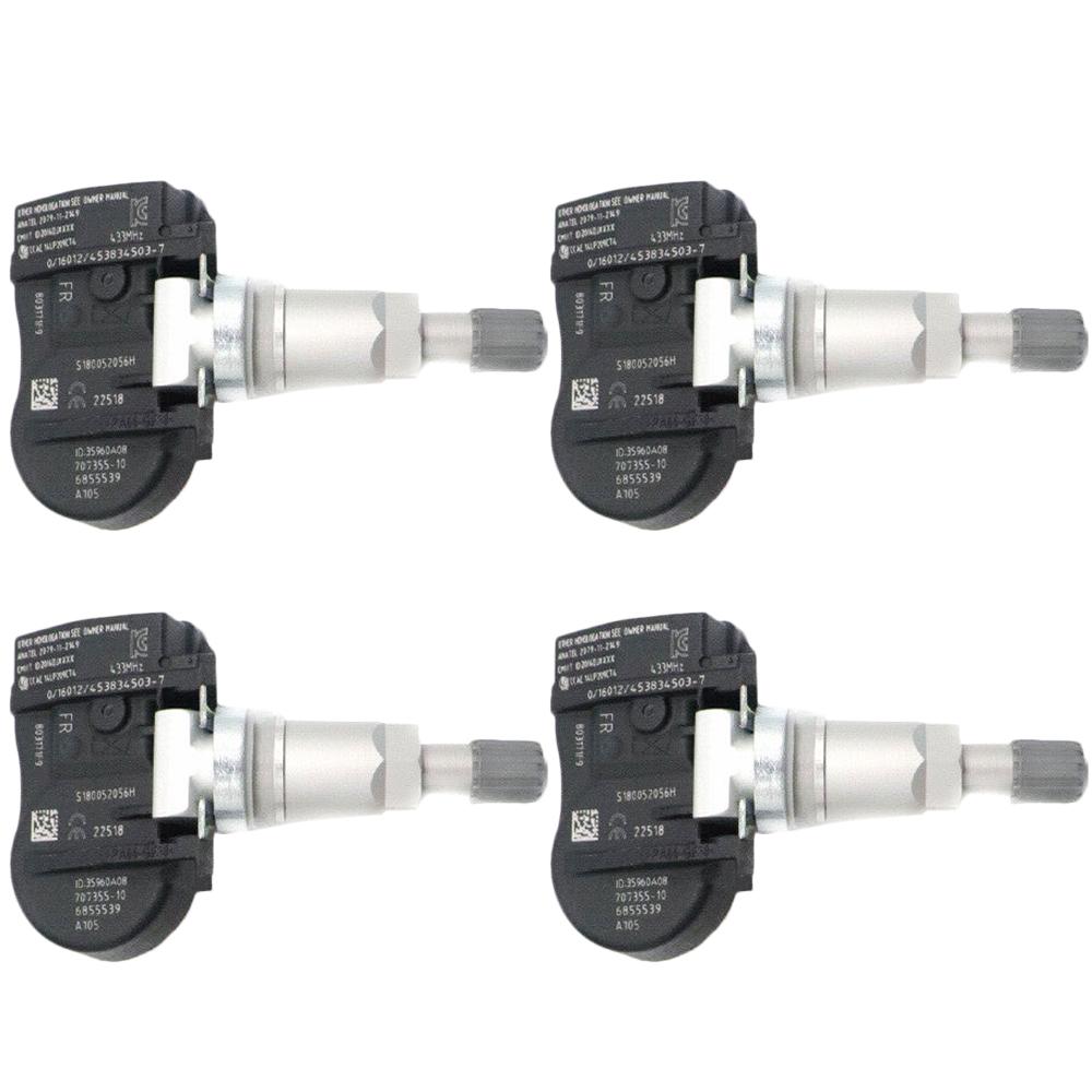 4Pcs Tire Pressure Monitoring Sensor TPMS For BMW 2 3 4 I M2 M3 M4 X1 X2 X5 X6 MINI 433MHz 36106876666, 36106855539, 36106881890