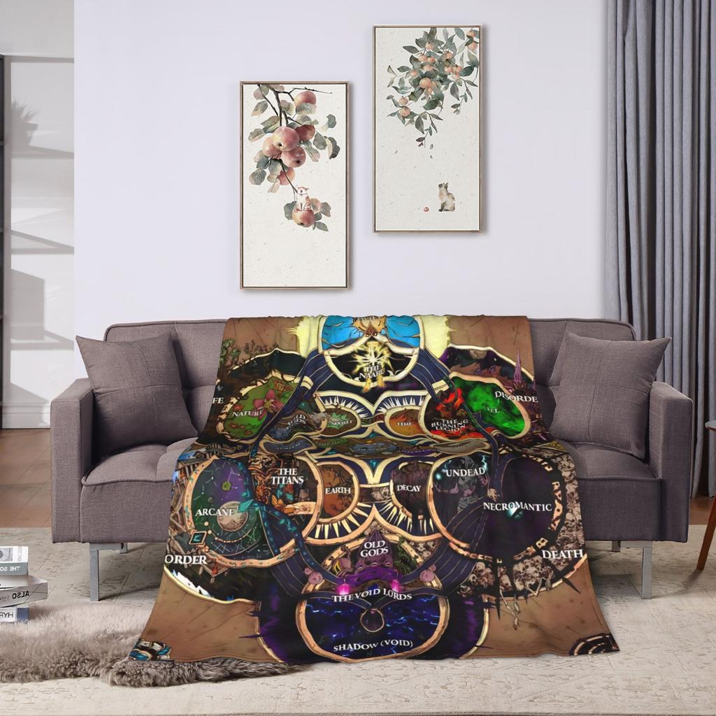 Soft Blanket Camping World of Warcraft Game Bedding Throws Flannel Bedspread For Couch Chair Sofa Bed Fluffy Sofa Bed Cover