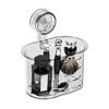 Bathroom Shower Organizer Shower Holder Wall Mount Box Clear Box Removable Holder Suction Cup No Drilling Storage Container For