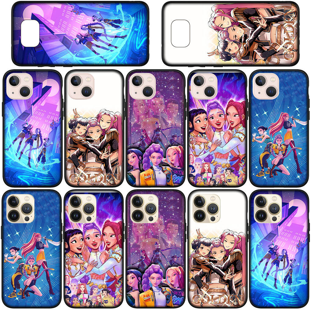 Чехол для телефона для iPhone 17 16 15 Plus X Huawei P30 P20 Lite Redmi Note 14 12 11 13 Pro Max OPPO A60 A80 A40 A18 Mira Zoey KPop Demon Rumi Hunter X Чехол