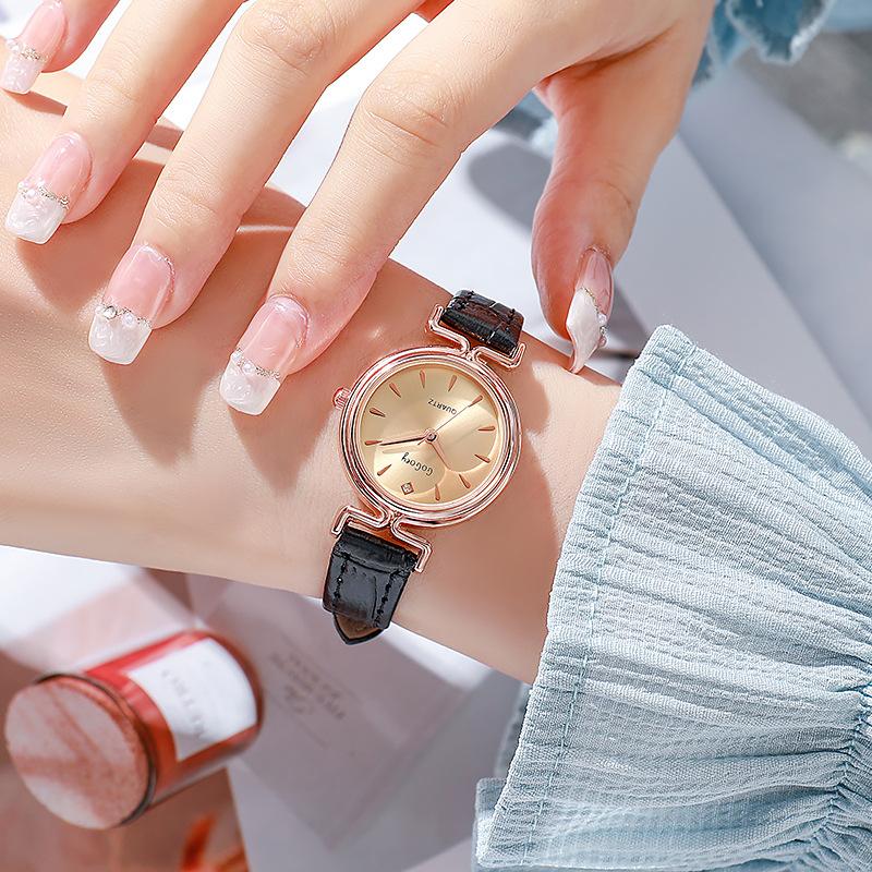 Женские кожаные часы антикварные простые женские кварцевые наручные часы женские часы подарок