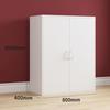Yuanzu Nordic Modern Wrought Iron Double Door Sideboard