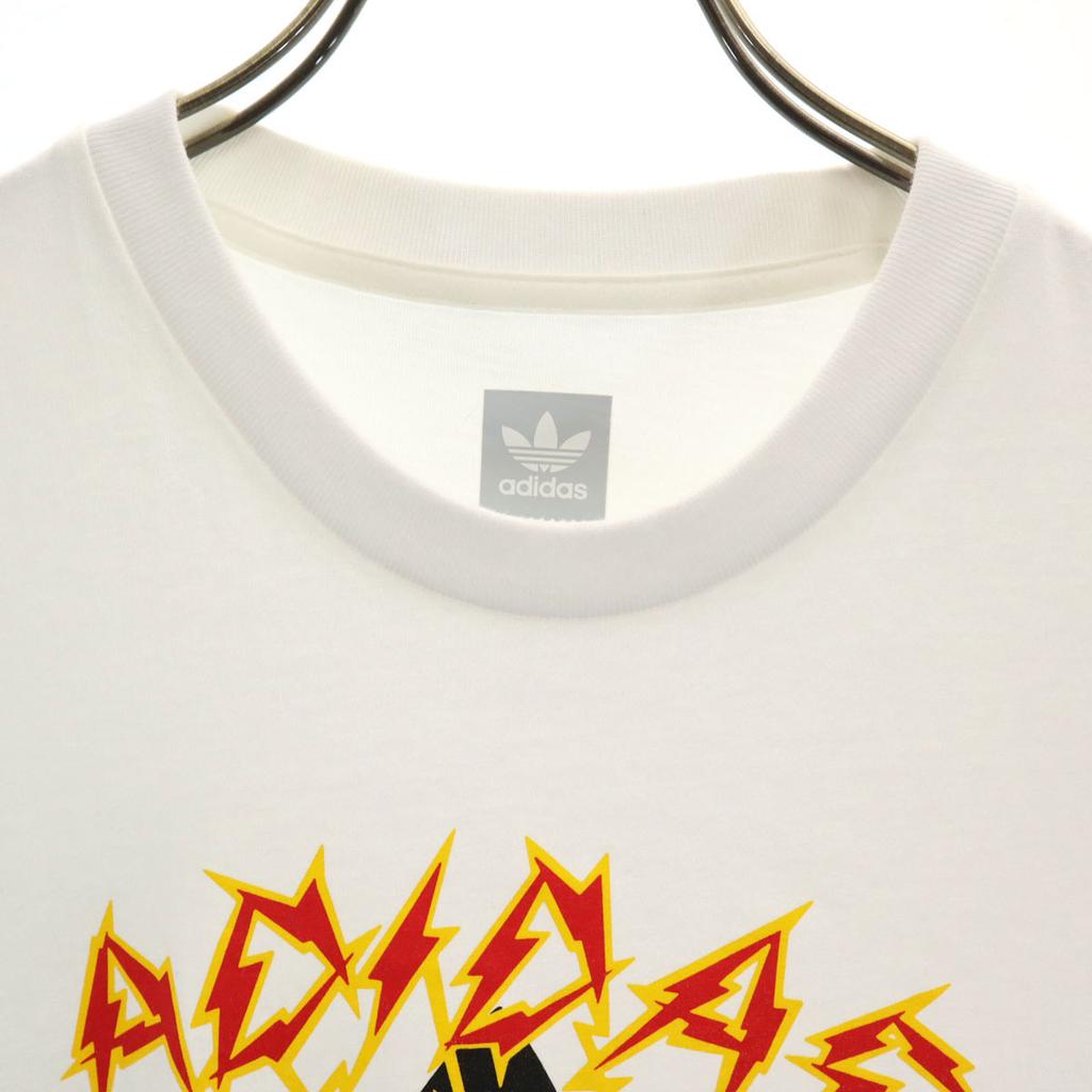 Adidas Originals Skateboarding Yaia Trefoil Logo Short Sleeve T-shirt S Men's Used