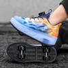 Children's runaway shoes summer mesh breathable men's and women's sports shoes rotating deduction