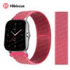 Нейлоновый ремешок 20 мм/22 мм для Amazfit GTS/2/2e/GTS2 Mini/GTR 42 мм/47 мм/GTR2/2e/stratos 2/3, спортивный ремень с петлей, браслет, ремешок Amazfit bip