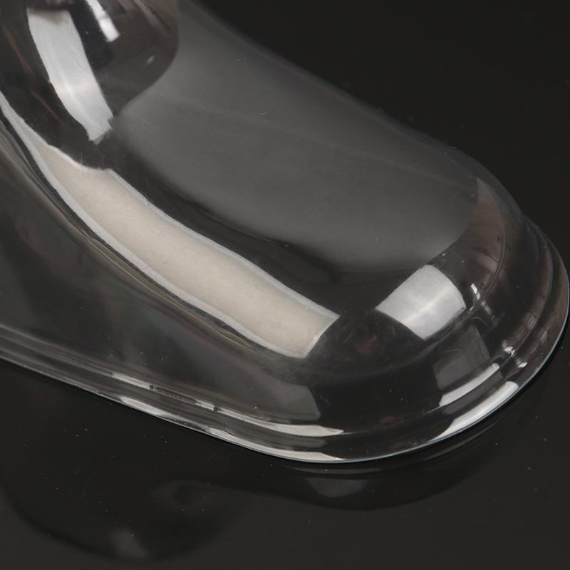 10Pcs Clear Pvc Child Booties Showcase Support Frame Feet Plastic Shoe Mold Baby Shoe Stretcher Socks Display Stand