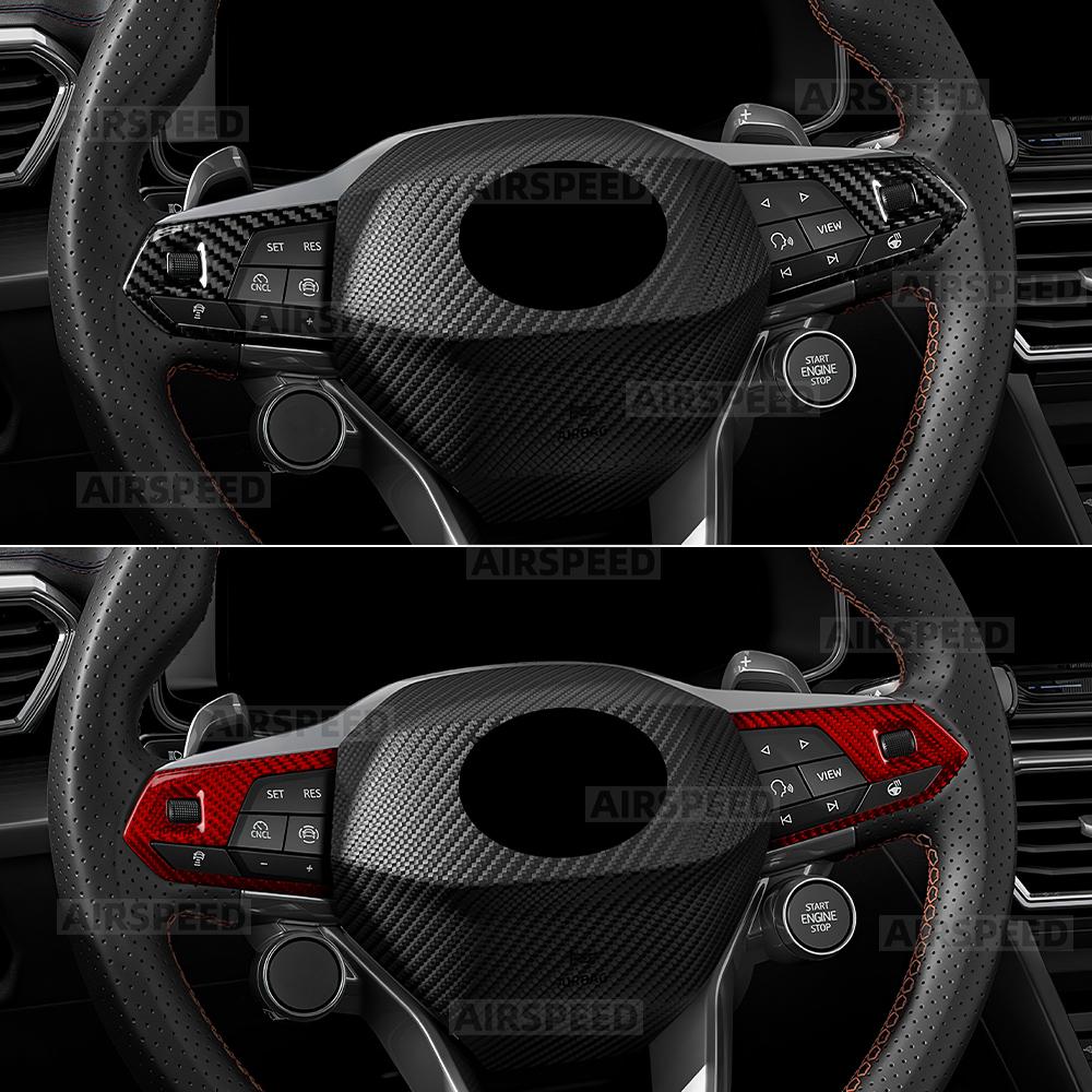 Отделка из сухого углеродного волокна для Seat Cupra Formentor/Cupra Leon 2020-2026, Cupra Ateca 21-26, Cupra Terramar 25-26, рулевое колесо автомобиля