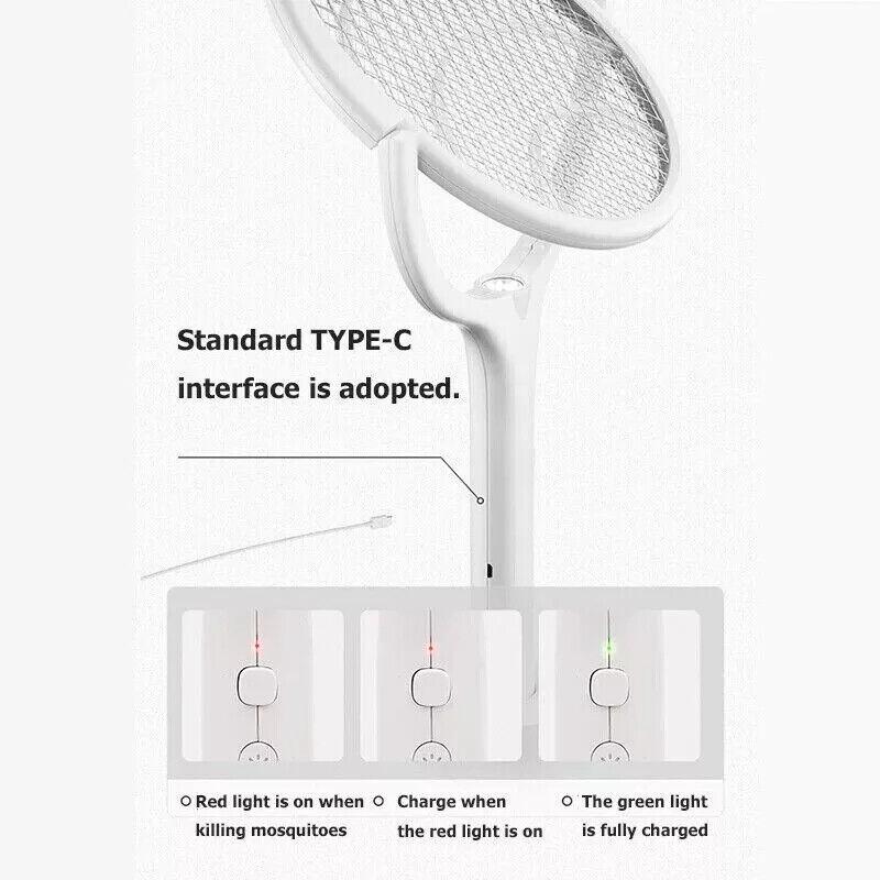 Электрическая муха-заппер, ракетка для мух, убийца насекомых, мухобойка, летучая мышь, ловушка для ос