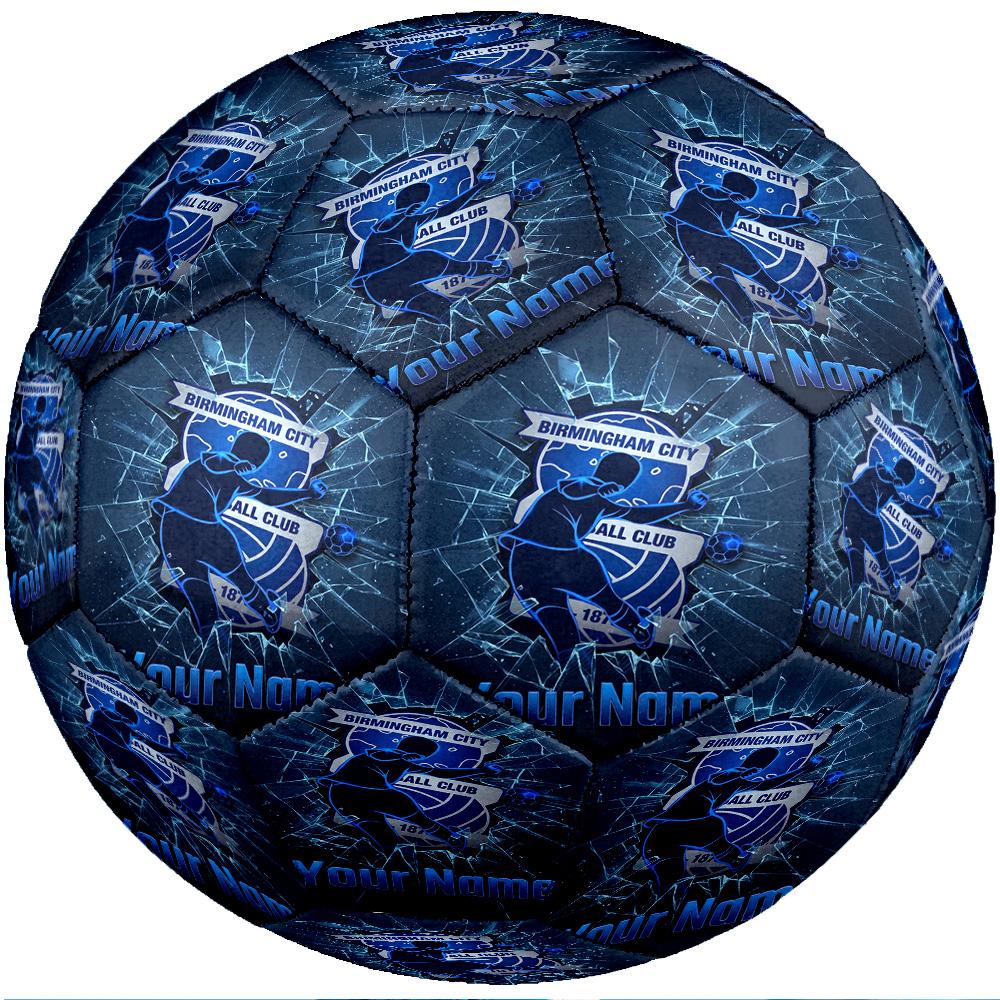 BIRMINGHAM CITY Football Fashion Size 5 Football Wearproof Non‑Slip Soccer Ball For Sports Training Entertainment Use