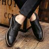 High Quality Leather Men Business Shoes New Brogue Shoe Mens Casual Outdoor Oxfords Fashion British Style Male Formal Shoes