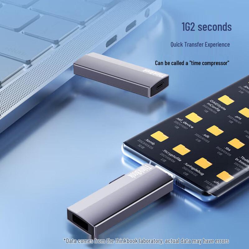 Lenovo Thinkbook BU210 Портативный SSD-накопитель USB с двойным интерфейсом
