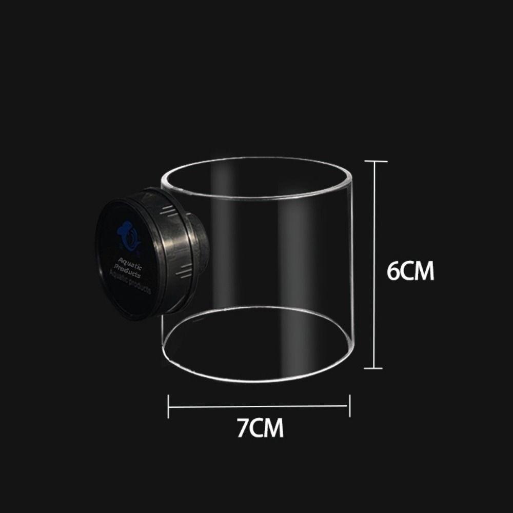 Acrylic Aquarium Feeding Ring Wall-Mounted Aquarium Food Ring Fish Tank Feeder For Small Fishes